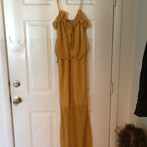 Spaghetti strap maxi dress